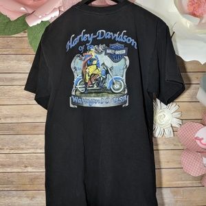 Harley Davidson Washington DC Tee XL Has Holes